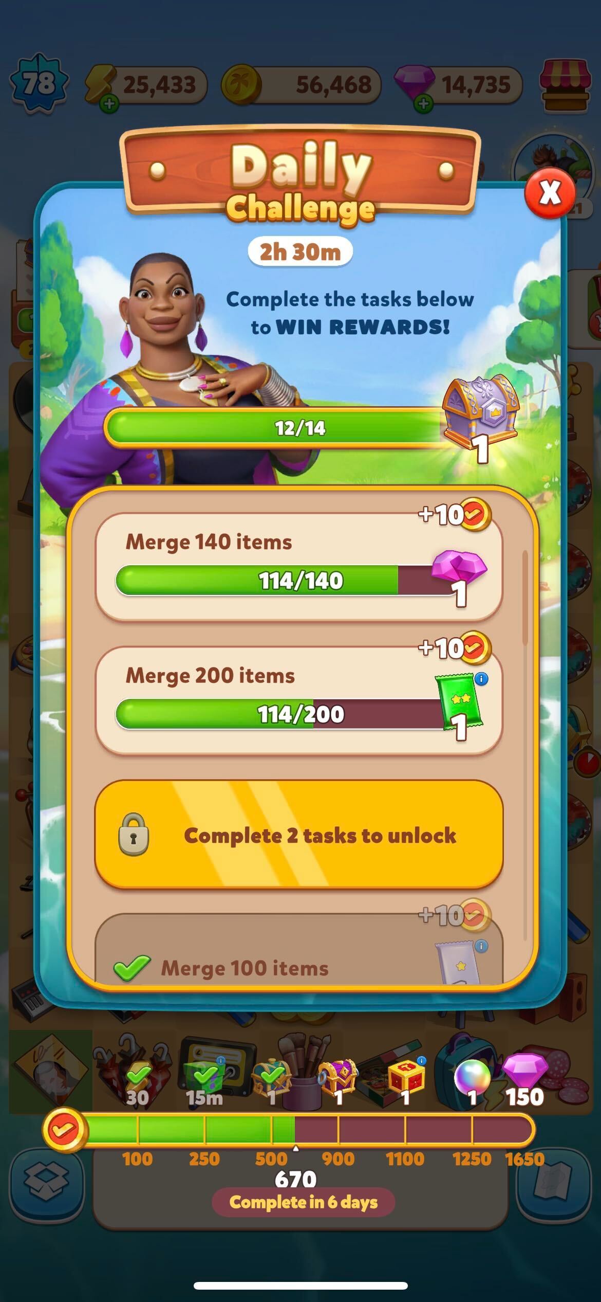 데일리 챌린지가 무엇인가요? Travel Town Game Help Center & Support