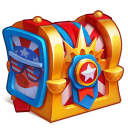L 4th of july 25 chest